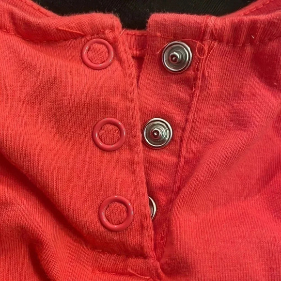 Juicy Couture Tulle Dress Coral  Gold Size 12M - Picture 8 of 9